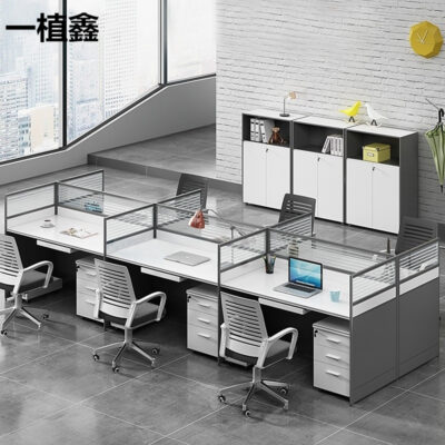 Nhân viên Bàn máy tính văn phòng Bàn màn hình 2/4/6 Người nhân viên Chức vụ Bàn tài chính Kết hợp ghế