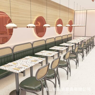 Mây Thẻ Ghế Sofa Kết Hợp Quán Trà Sữa Nhà Hàng Tây Nhà Hàng Trà Ẩm Thực Nhật Bản Bàn Ghế Chủ Đề Chuỗi Clear Bar Dịch Vụ Ăn Uống