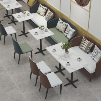 sofa sang trọng đôi thẻ ghế ăn nhẹ món tráng miệng món ăn phương tây hamburger cà phê cửa hàng trà sữa bàn ghế nội thất kết hợp