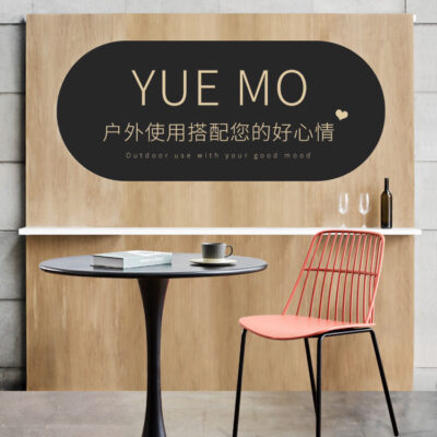 Giải trí ngoài trời bàn tròn sơn trắng đàm phán bàn tiếp tân INS cà phê trà sữa tulip ban công bàn tròn nhỏ