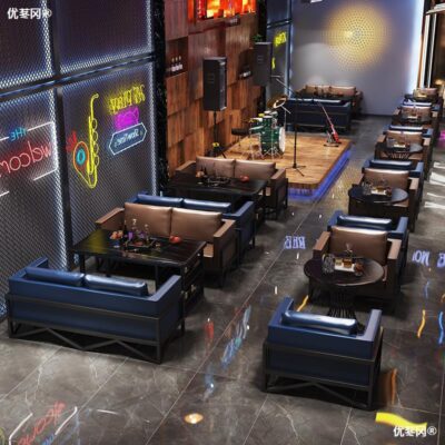Công Nghiệp Gió Thanh Thẻ Ghế Sofa Âm Nhạc Ăn Thanh Rõ Ràng Thanh Bistro Cafe Quán Trà Sữa Bàn Ghế Kết Hợp Đôi