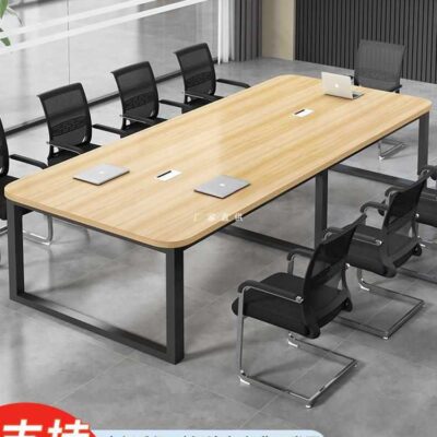 Bán buôn bàn hội nghị bàn dài đơn giản hiện đại phòng hội nghị đàm phán bàn ghế kết hợp dải dài văn phòng công nhân bàn lớn và nhỏ
