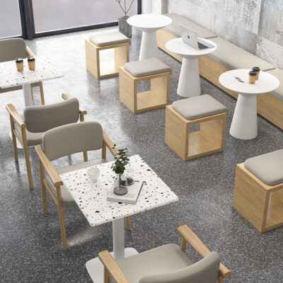 Quán trà sữa dựa vào tường ghế sofa cửa hàng thức ăn hàng ngày khu vực nghỉ ngơi tráng miệng điểm ăn nhẹ quán cà phê giải trí bộ bàn ghế