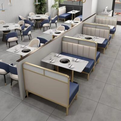 Bán buôn Ánh sáng sang trọng Nhà hàng phương Tây Nhà hàng Lẩu Ăn uống Tường khách sạn Thẻ Ghế Sofa Âm nhạc Ăn uống Bar Bàn ghế kết hợp Thương mại