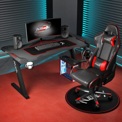 Bàn chơi game để bàn bàn máy tính tại nhà kết hợp bàn ghế chơi game chuyên nghiệp sợi carbon trọn bộ bàn