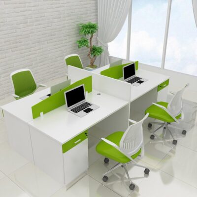 Quý Châu Quý Dương nội thất văn phòng 6/4 chỗ ngồi tấm chỗ ngồi bàn nhân viên nhà máy bán hàng trực tiếp 8 công ty bàn máy tính