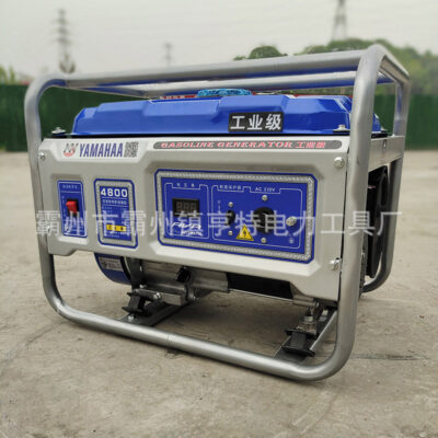 Máy phát điện di động nhỏ ngoài trời 3KW 5KW Bộ máy phát điện chạy xăng công nghiệp trong nước Bộ máy phát điện khẩn cấp