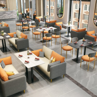 Cafe Tráng Miệng Quán Trà Sữa Nhà Hàng Tây Bàn Ghế Kết Hợp Giải Trí Phòng Kinh Doanh Thương Lượng Tiếp Tân Sofa Card Ghế Thương Mại