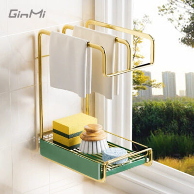 [Giao hàng một mảnh] Dụng cụ thoát nước giẻ lau nhà bếp Dụng cụ nhà bếp bồn rửa Giá hiện vật nhu yếu phẩm hàng ngày trong gia đình