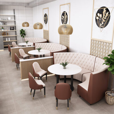 Quán trà sữa tráng miệng kết hợp bàn ghế đá phiến đơn giản nhà hàng lẩu burger cà phê nhà hàng tây thẻ ghế sofa thương mại