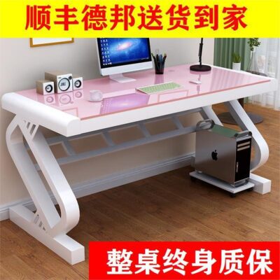 Bàn máy tính để bàn màu hồng Bàn chơi game Neo Live Bộ bàn ghế Bàn kết hợp Bàn làm việc tại nhà Sách sinh viên