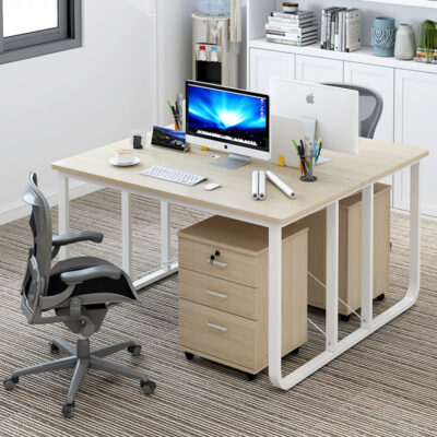 Bàn ghế đôi văn phòng kết hợp nhân viên văn phòng đơn giản hiện đại bàn máy tính 4/bàn nhân viên bốn người