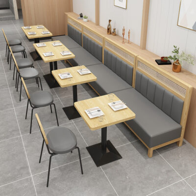 Bán buôn trực tiếp tại nhà máy Bắc Âu Ánh sáng sang trọng Khu thương lượng Quán trà sữa Cafe Bàn ghế mây đan Card Ghế Sofa kết hợp