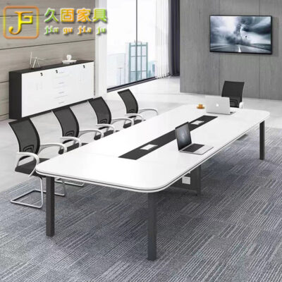 Đơn giản hiện đại bàn huấn luyện bàn đàm phán nhỏ màu trắng Bắc Âu bàn ghế phòng họp kết hợp bàn hội nghị bàn dài