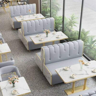 Ánh sáng đơn giản sang trọng quán cà phê nhà hàng tây thẻ ghế sofa lưới món tráng miệng màu đỏ quán trà sữa giải trí sách thanh bàn ghế kết hợp