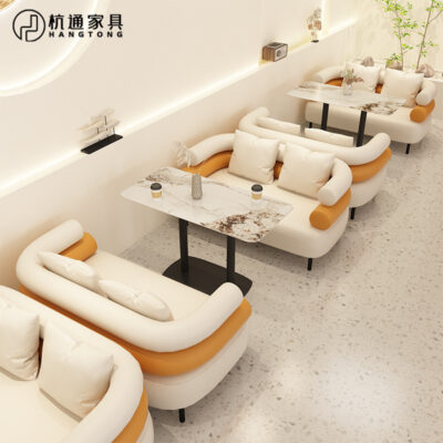 Người nổi tiếng Internet quán cà phê quán trà sữa giản dị sofa tráng miệng bánh cuốn sách thanh bộ phận bán hàng đàm phán bàn ghế tiếp tân kết hợp