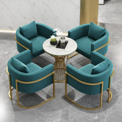 Cửa hàng tráng miệng thẻ chỗ ngồi sofa thương mại nhà hàng phương tây quầy bar đàm phán đôi lễ tân khu vực nghỉ ngơi quán trà sữa kết hợp bàn ghế