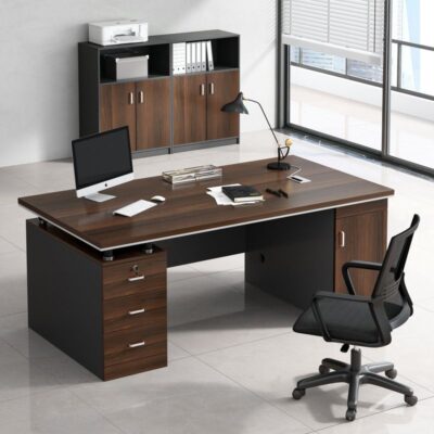 Bàn làm việc Đơn giản hiện đại Bàn ghế kết hợp Boss Bàn giám sát Bàn điều hành Bàn quản lý Bàn làm việc văn phòng