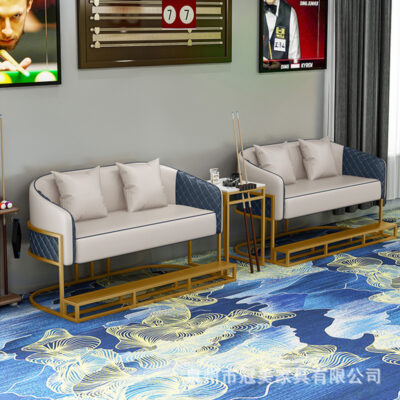 Đơn giản phòng bi-a giải trí thẻ ghế sofa bàn ghế phòng bi-a tham quan ghế sofa da phần còn lại kết hợp ghế sofa