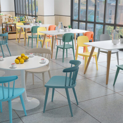 Bắc Âu Bàn Ăn Kết Hợp Nhà Màu Trắng Đơn Giản Trà Sữa Cà Phê Tráng Miệng Cửa Hàng Bánh Đàm Phán Bàn Tròn Nhỏ Thương Mại