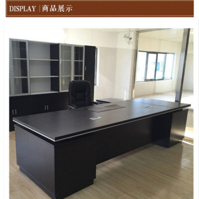 Đơn giản hiện đại  bàn sếp nội thất văn phòng chủ tịch bàn ghế kết hợp nhà sản xuất bàn làm việc