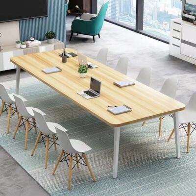 Bàn hội nghị bàn dài văn phòng phòng họp đơn giản kết hợp bàn ghế đào tạo bàn làm việc dải dài đơn giản
