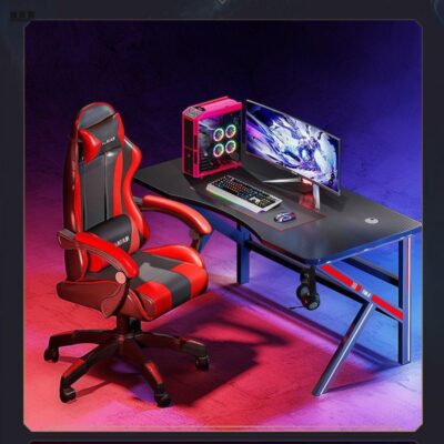Bàn chơi game máy tính để bàn màu đen bàn máy tính gia đình bàn ghế kết hợp bàn làm việc đơn giản đặt bàn trạm độc lập