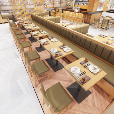 Nhà hàng tùy chỉnh gỗ thẻ ghế sofa rõ ràng thanh tráng miệng trà sữa burger nhà hàng cafe thẻ ghế bàn ghế kết hợp