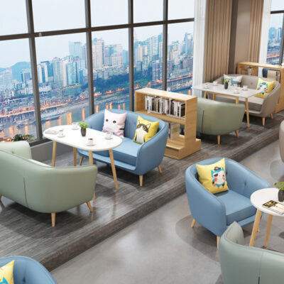 Quán trà sữa Sofa Cơ sở đào tạo Khu vực nghỉ ngơi Quầy sách Thương lượng Ghế thẻ đôi thông thường Cửa hàng tráng miệng Bàn ghế cafe