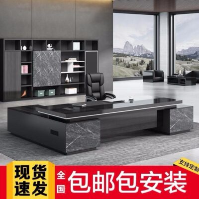 Bàn làm việc đơn giản hiện đại Bàn chủ tịch Bàn giám đốc  phong cách Bàn đơn và ghế kết hợp Bàn điều hành