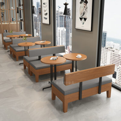 Bắc Âu Cafe Sofa Thẻ Ghế Khu Giải Trí Đàm Phán Quán Tráng Miệng Quán Trà Sữa Bàn Ghế Kết Hợp Bàn Ăn Cafe