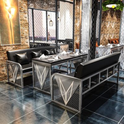 Phong cách công nghiệp retro thẻ ghế sofa nhà thanh toán bù trừ thanh ăn uống hội trường bi-a kịch bản giết chết quán cà phê kết hợp bàn ghế