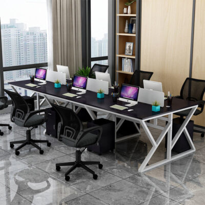 Bàn nhân viên màn hình Phòng làm việc nhân viên đơn giản bàn máy tính nội thất văn phòng thương mại kết hợp bàn ghế