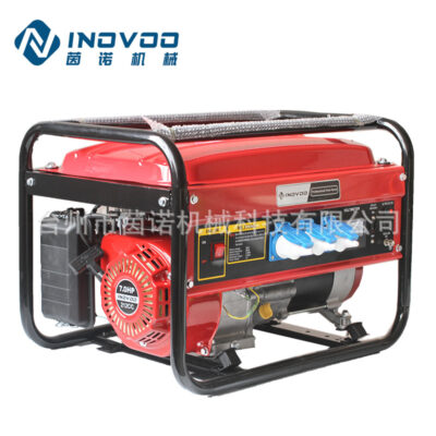 Máy phát điện chạy xăng ngoại thương 1-8,5KW một pha ba pha nhỏ máy phát điện di động gia đình