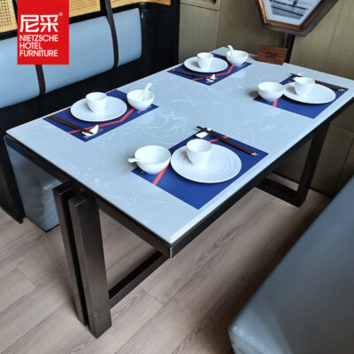 Bến tàu Quảng Châu Yelin Số 1 nhà hàng bàn ghế thẻ ghế sofa nội thất nhà hàng