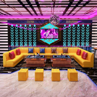 Hộp đêm KTV sofa karaoke K bài hát phòng hộp thanh nhà hàng thanh bar hình chữ U hình chữ L ghế thẻ sofa bàn cà phê kết hợp