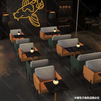 Gió công nghiệp thanh bistro thẻ ghế sofa âm nhạc ăn thanh retro quán cà phê đàm phán giải trí bàn ghế nhà hàng phương tây