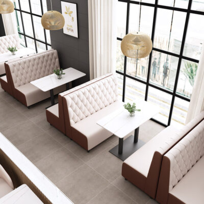 Nhà máy cung cấp bàn ghế phục vụ thương mại ghế sofa nhà hàng phương tây bàn ghế phiến bàn ăn kết hợp ghế