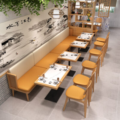 Tường tùy chỉnh thẻ ghế sofa cửa hàng bánh nhà hàng cafe mì cửa hàng burger phục vụ quán trà sữa bàn ghế kết hợp