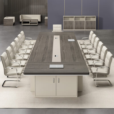 Bàn hội nghị lớn kết hợp bàn dài và ghế văn phòng hiện đại đơn giản bàn tiếp tân đàm phán bàn đào tạo
