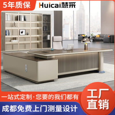 Nội Thất Văn Phòng Bàn Làm Việc Sếp Tổng Giám Đốc Đơn Giản Hiện Đại Bàn làm việc Nhẹ nhàng Sang trọng  Văn Phòng Giám Đốc Kết Hợp Bàn Ghế