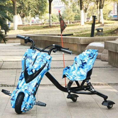 Xe trôi điện trẻ em Xe trôi điện 360 ° thông minh ba bánh xe điện mát mẻ một thế hệ