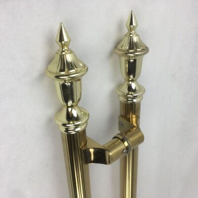 Giá xuất xưởng: cửa sang trọng KTV cửa hàng khách sạn cửa tay cầm cao cấp 38*1200mm titan vàng sáp bầu đầu vịt chân lưỡi