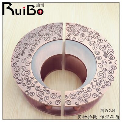 Tay nắm cửa cổ bằng đồng Tay nắm tròn Tay nắm cửa kính Tay nắm cửa gỗ Tay nắm cửa hình bán nguyệt