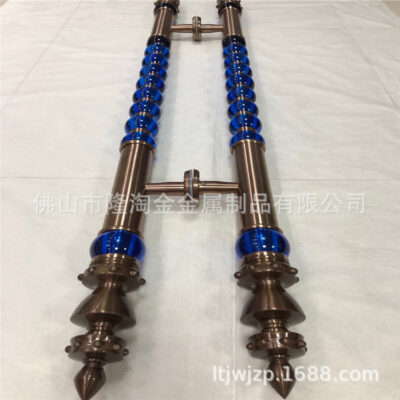 Khách sạn phi tiêu chuẩn quả cầu pha lê vàng hồng tay cầm bằng thép không gỉ Nhà sản xuất tay cầm bằng thép không gỉ sang trọng KTV
