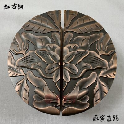 Tay nắm cửa kính cổ không khung khách sạn hình bán nguyệt cổ tay nắm cửa gỗ đặc