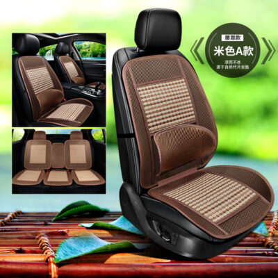 Cung cấp nội thất ô tô bốn mùa đa năng đệm thoáng khí tre đệm lụa đệm lạnh mùa hè đệm tre