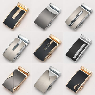 Guanpin 3.5CM Thắt Lưng Nam Hợp Kim Khóa Tự Động Dây Đai Đầu Quần Nam Đầu Kinh Doanh Nhà Sản Xuất Bán Buôn