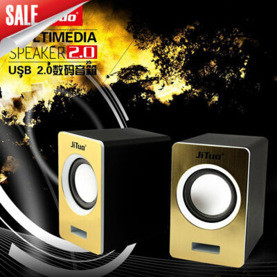 Công nghệ mở rộng máy tính xách tay loa máy tính để bàn âm thanh 2.0 cung cấp điện USB đa phương tiện loa mini bán buôn