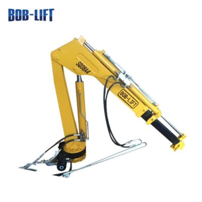 Cần cẩu nhỏ Babu cần cẩu xe bán tải thủy lực Cần cẩu xe tải gấp 0,8 tấn Cần cẩu xe bán tải 0,8 tấn